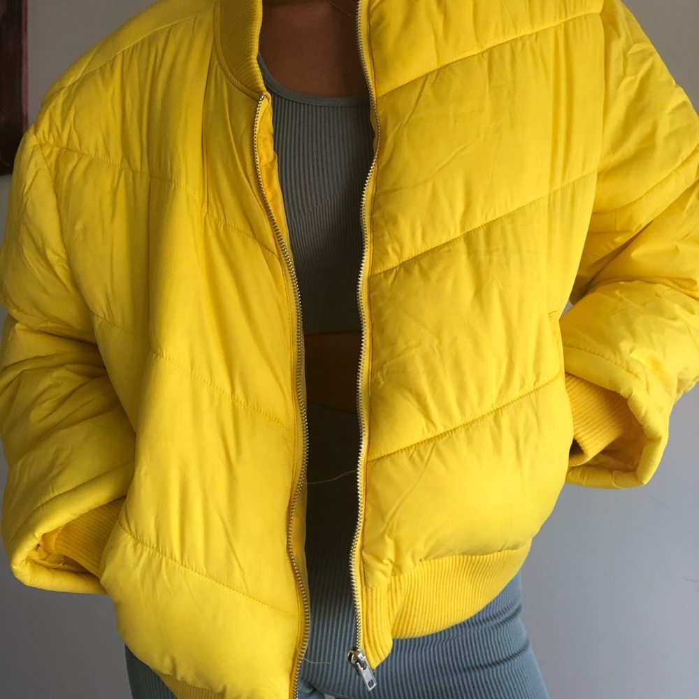 Forever 21 Yellow Bomber